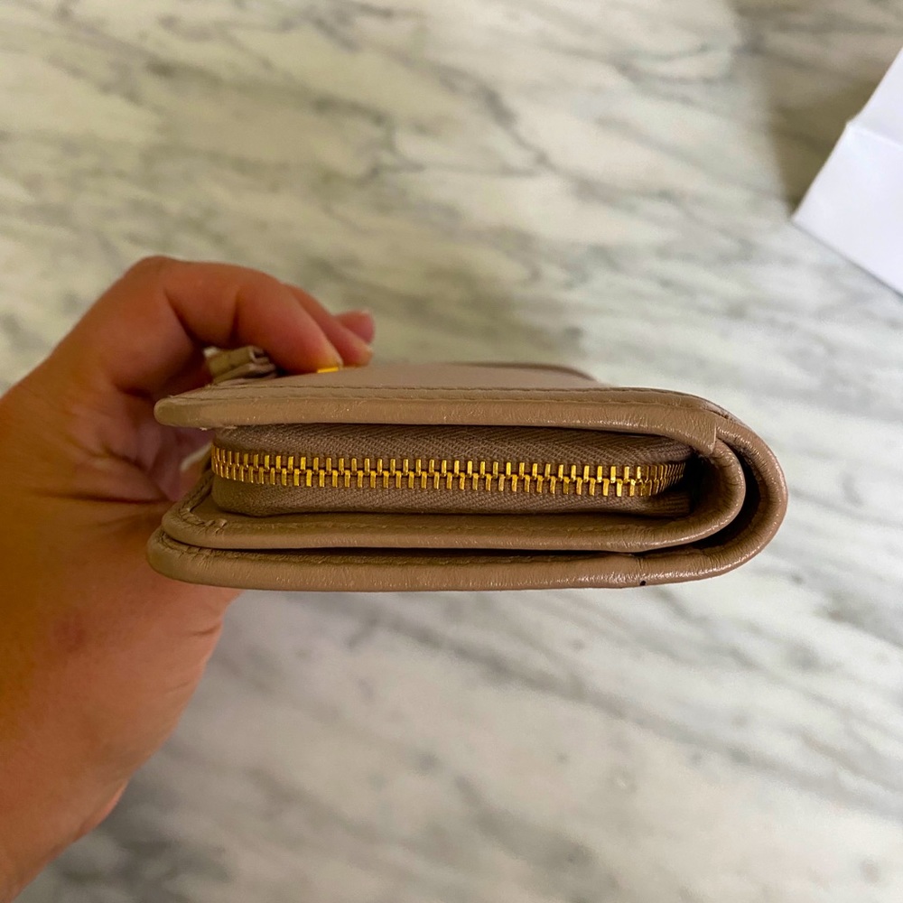 NEW Prada Soft Pink- Zip flap bow wallet - Picture 5 of 12